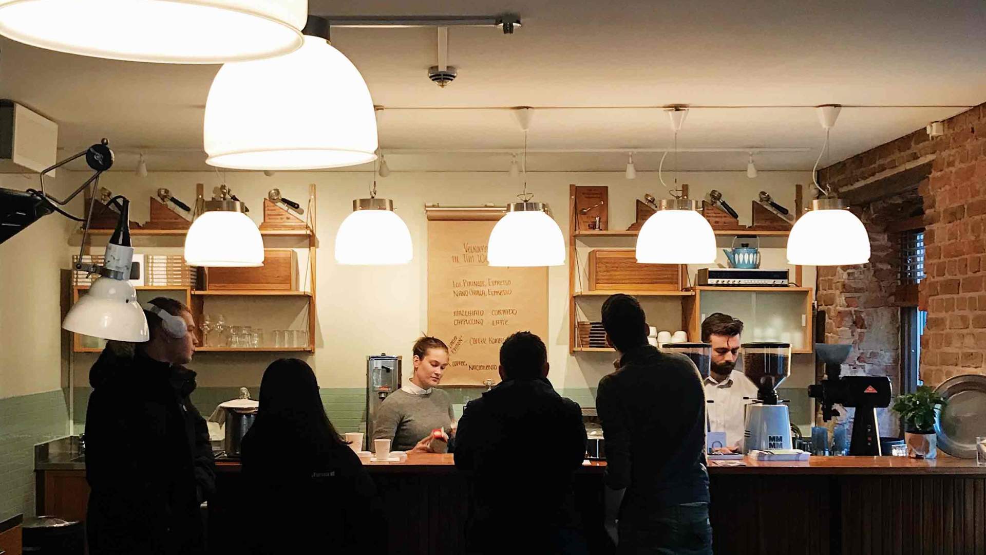 Interieur van Tim Wendelboe in Oslo