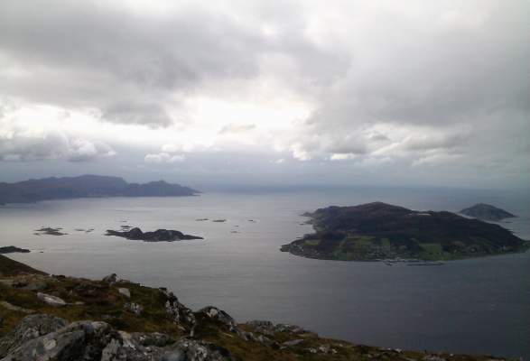 Gipfeltour Zum Nystoylhornet 600 M U W Hiking Aram Norway