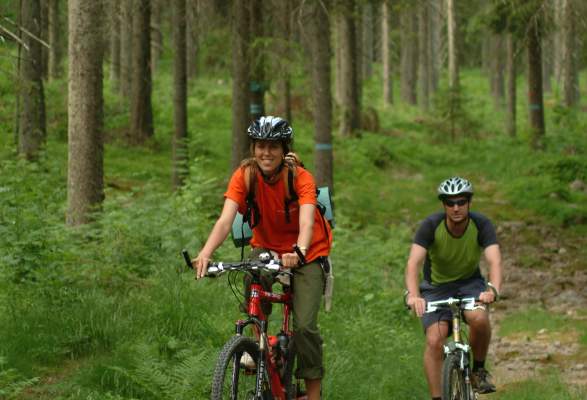 forest bike rides near me