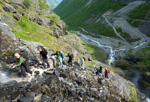 Trollstigen Hike Klovstien Path 858 M A S L Hiking