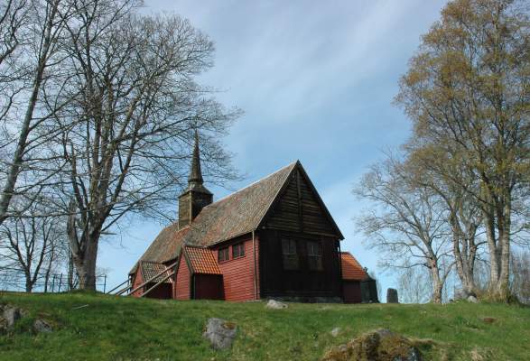 Kvernes Kirkeomrade Museum And Ancient Burial Ground Nature Attractions Averoy Norway