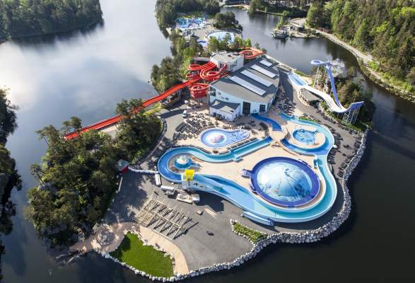 Badelandet Aqua Park In Dyreparken Kristiansand Bathing Kardemomme By Norway