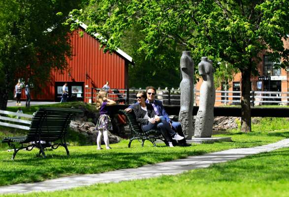 Handelstedet Baerums Verk Buildings Monuments Baerums Verk Norway