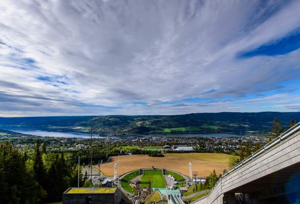Lysgardsbakkene Skisprunganlage Sightseeing Lillehammer Norway
