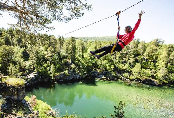 Oppdal Zipline Park Theme Parks Oppdal Norway