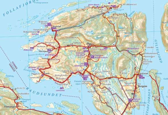 kart over jøa Cycling on Jøa island | Biking | Jøa | Norway