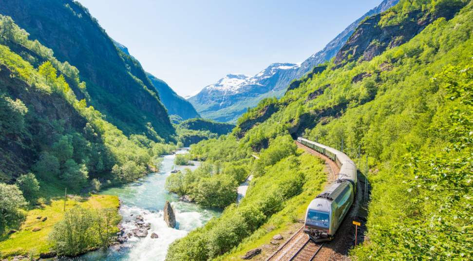 Image result for The FlÃ¥m Railway
