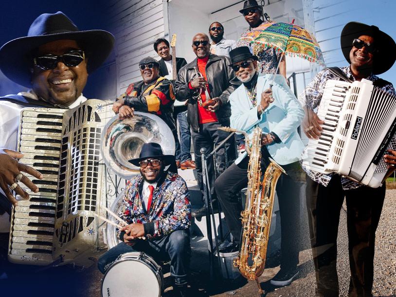 Mardi Gras Mambo featuring the Dirty Dozen Brass Band and Nathan & the Zydeco Cha-Cha's