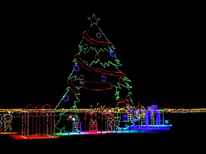 Glittering Lights at Las Vegas Motor Speedway