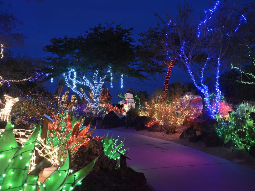 Holiday Cactus Garden at Ethel M