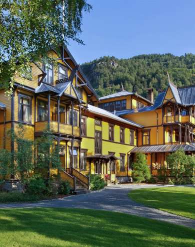 Green hotels: The historic Dalen Hotel in Telemark, Eastern Norway