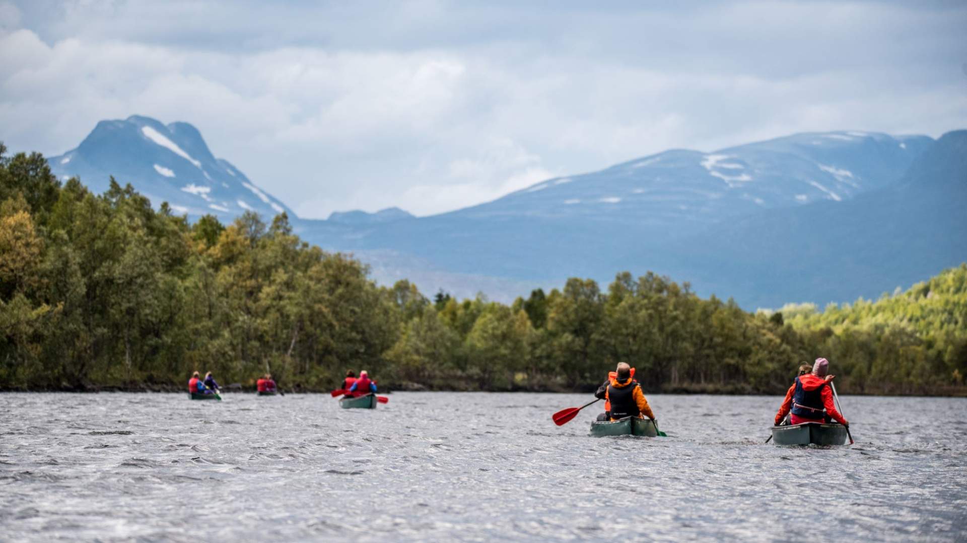 Kanoe trip in Storlidalen