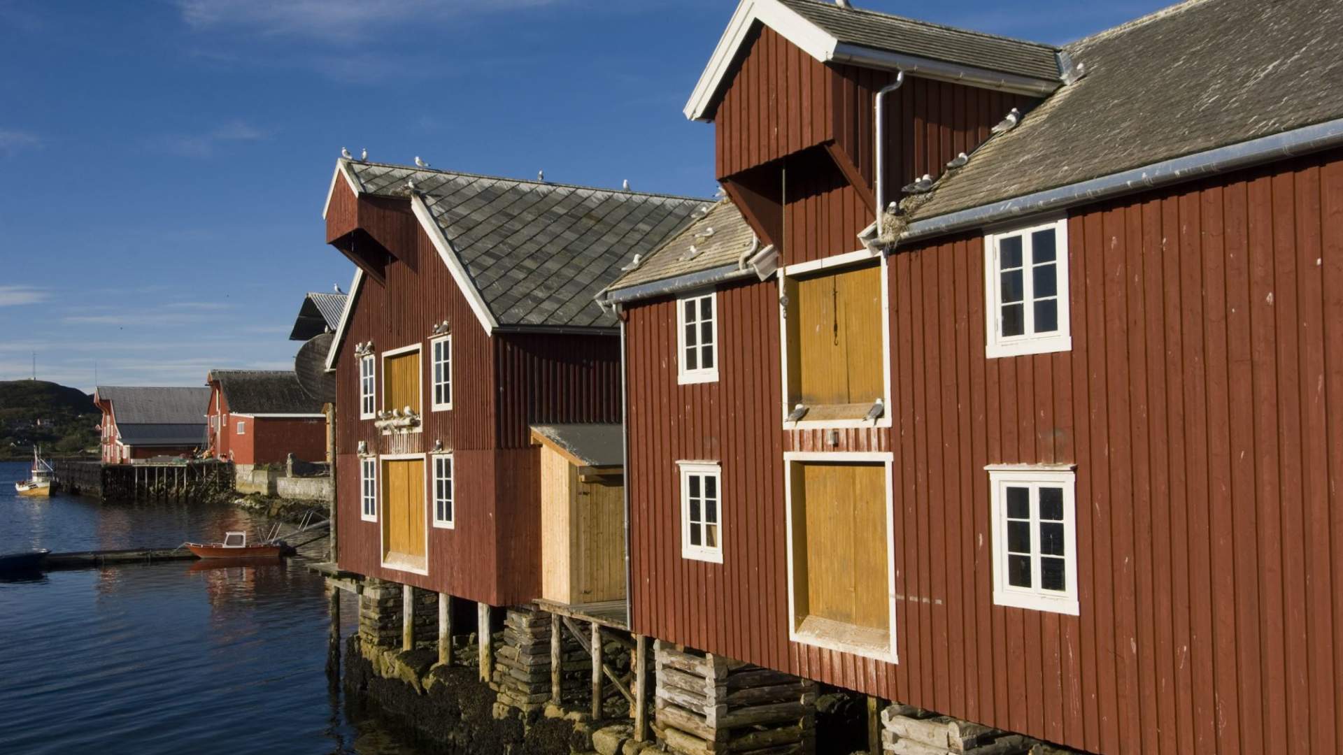 Bryggene i Rørvik sentrum