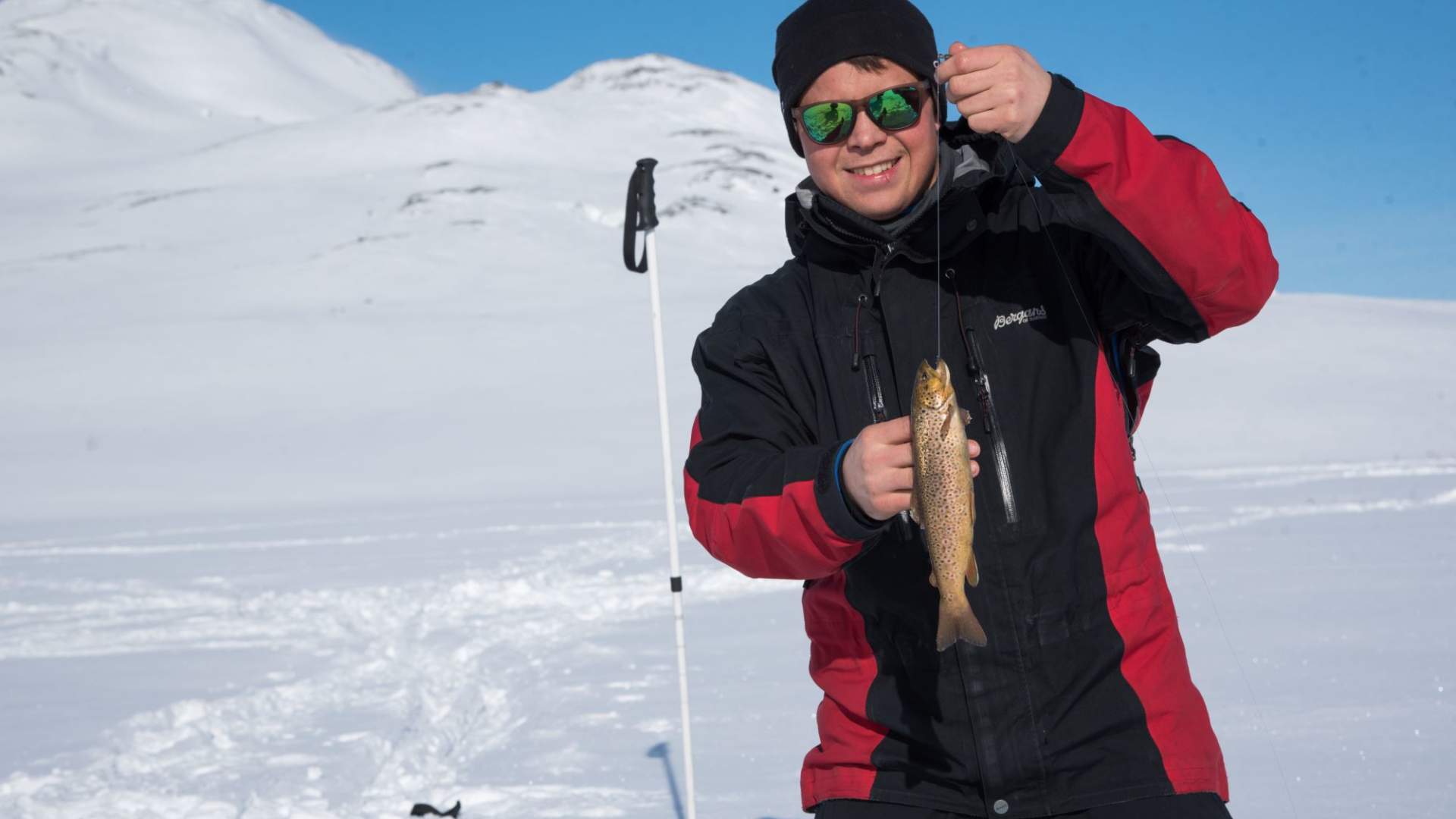 Isfiske med personlig guide.