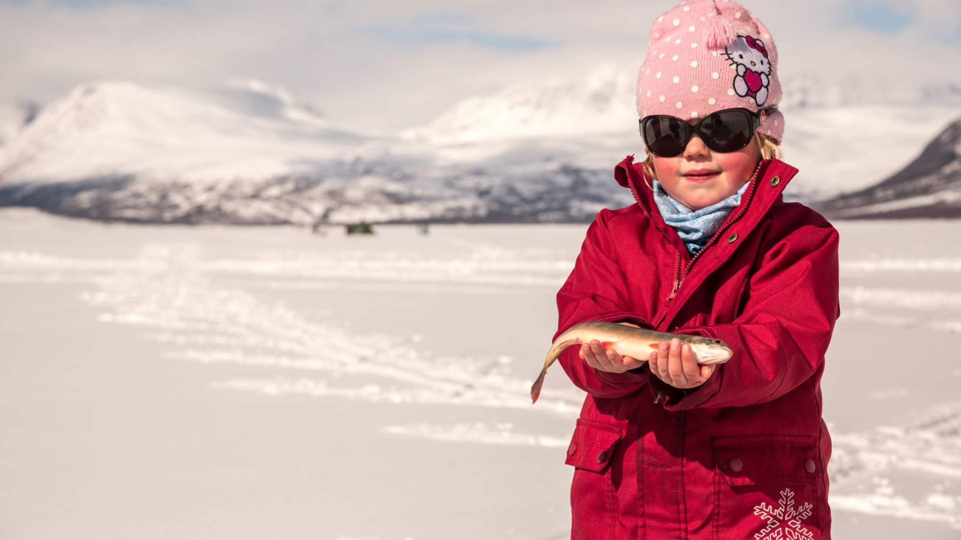 Isfiske med personlig guide.