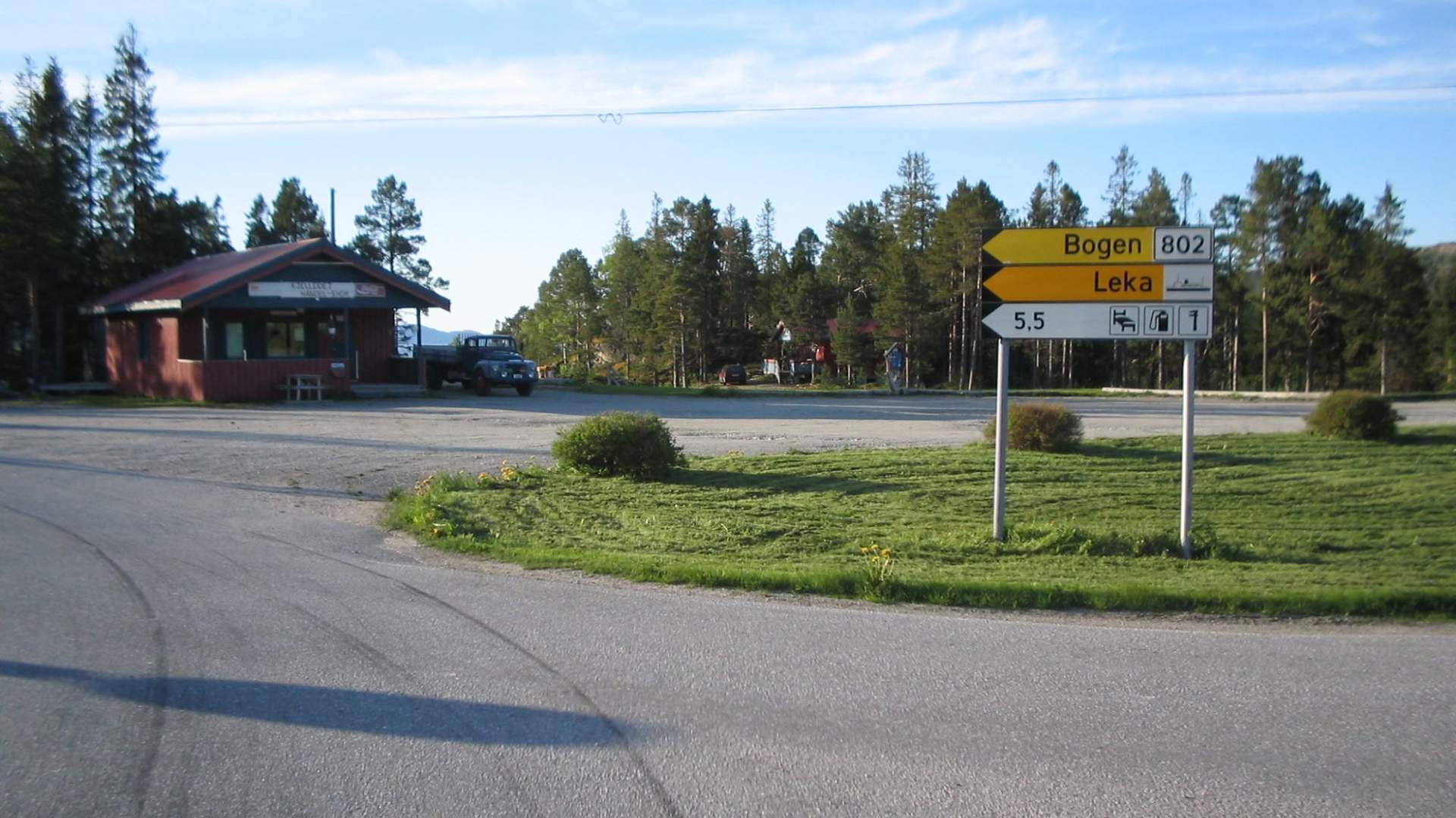 Kjelleidet camping ligger i krysset krysset mellom FV17 og FV751