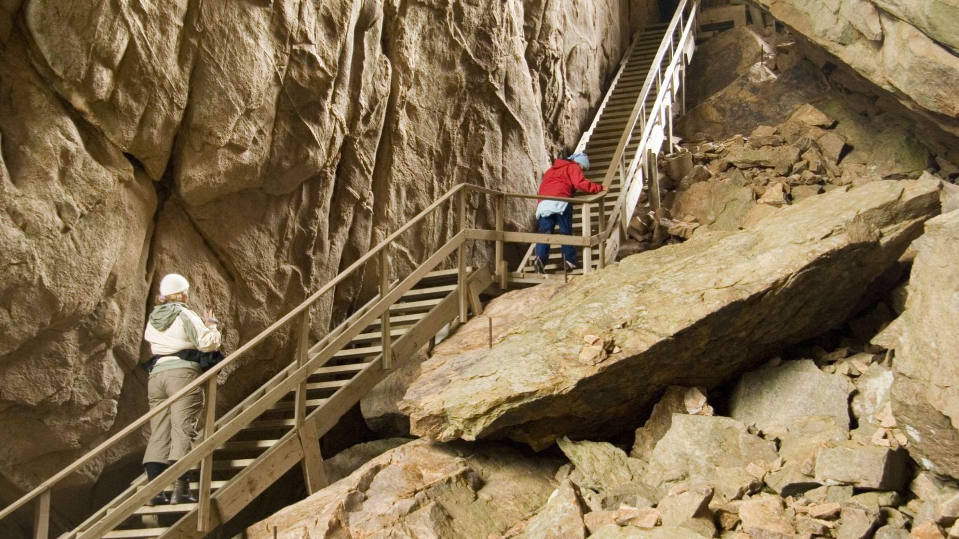 Torghatten mountain walk