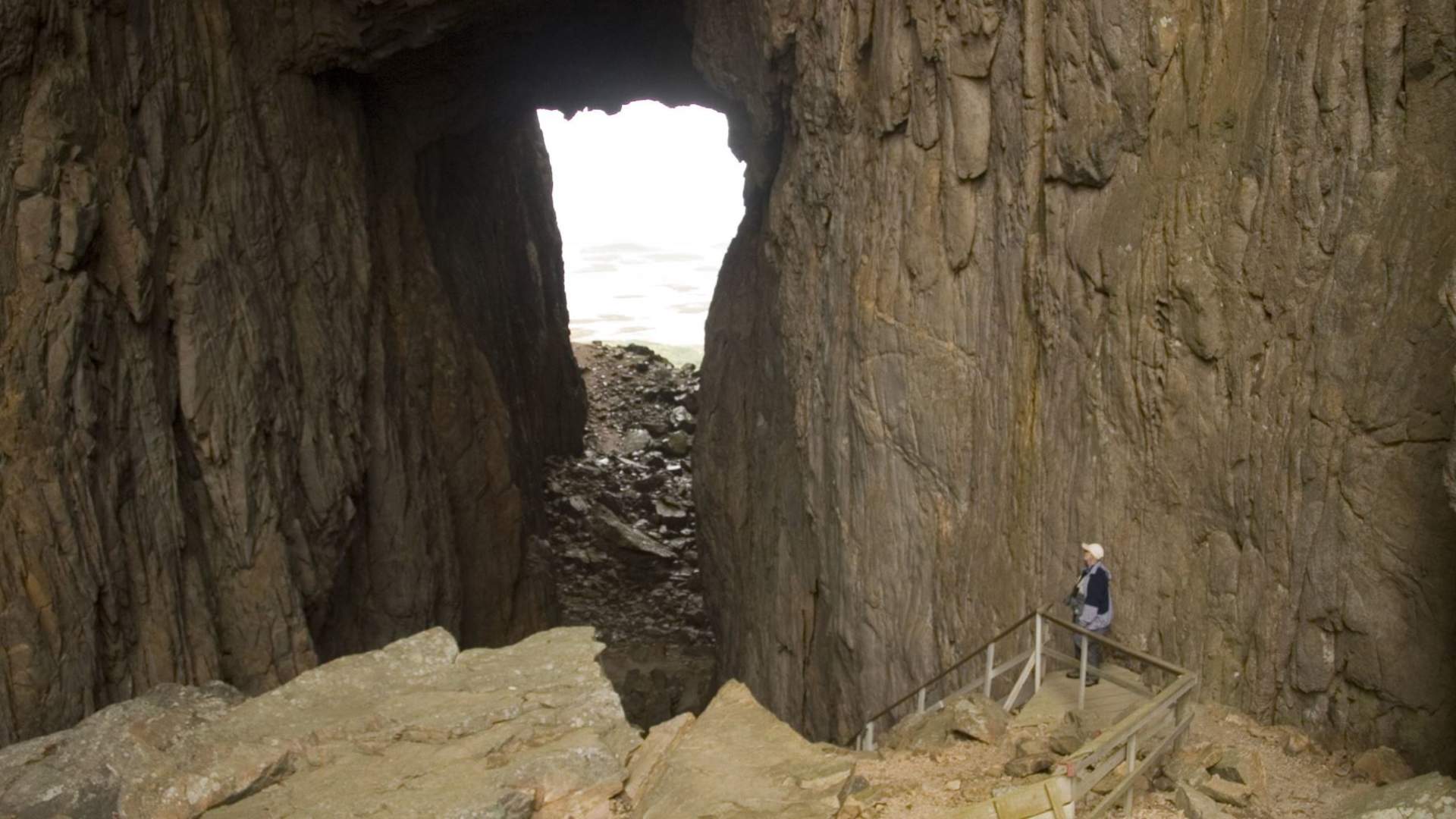 Torghatten mountain walk