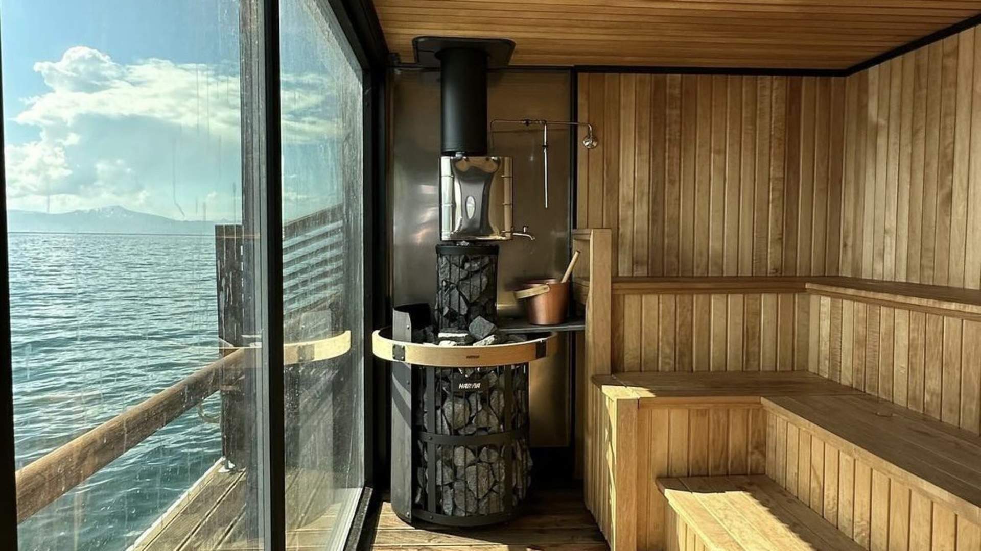 Kleksen sauna boat