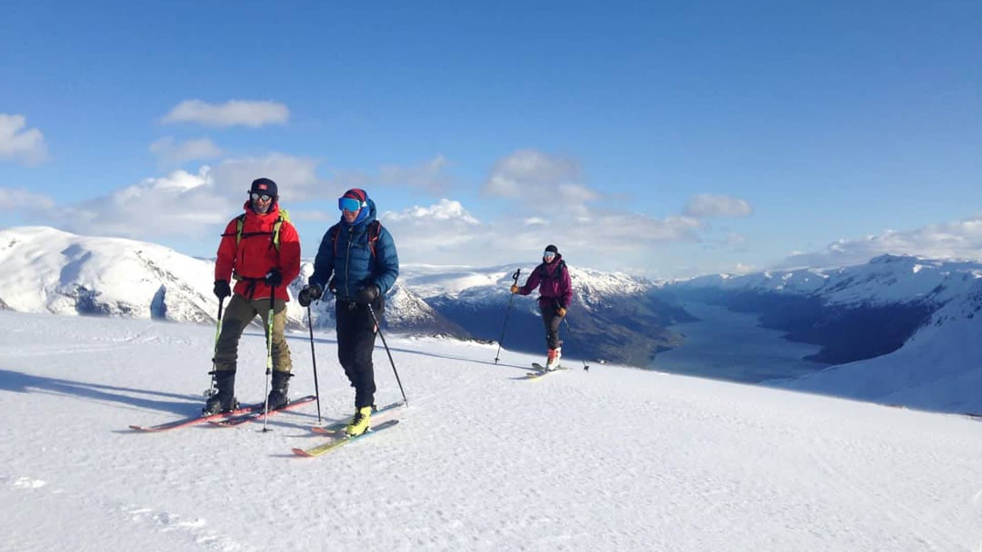 Rookie friday, skitouring with Wild Voss