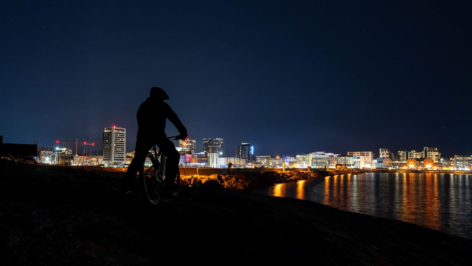 eBike Northern Lights tour by the bonfire