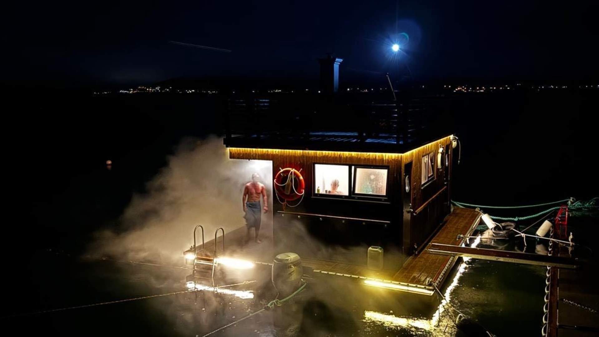 Kleksen sauna boat