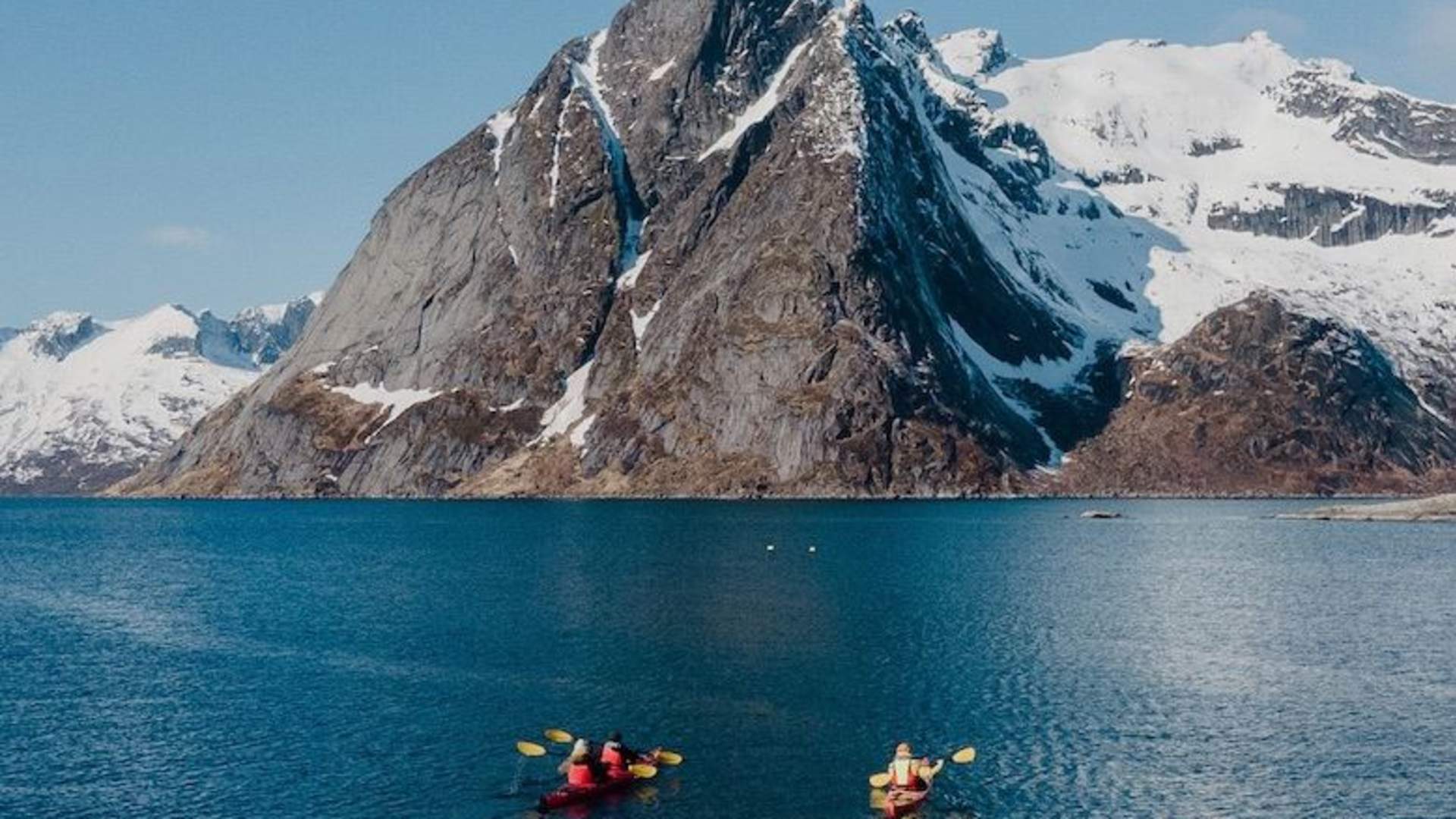 Explore Reinefjord by kayak (3h)