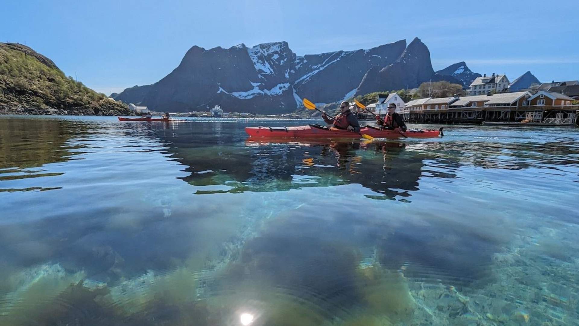 Explore Reinefjord by kayak (3h)