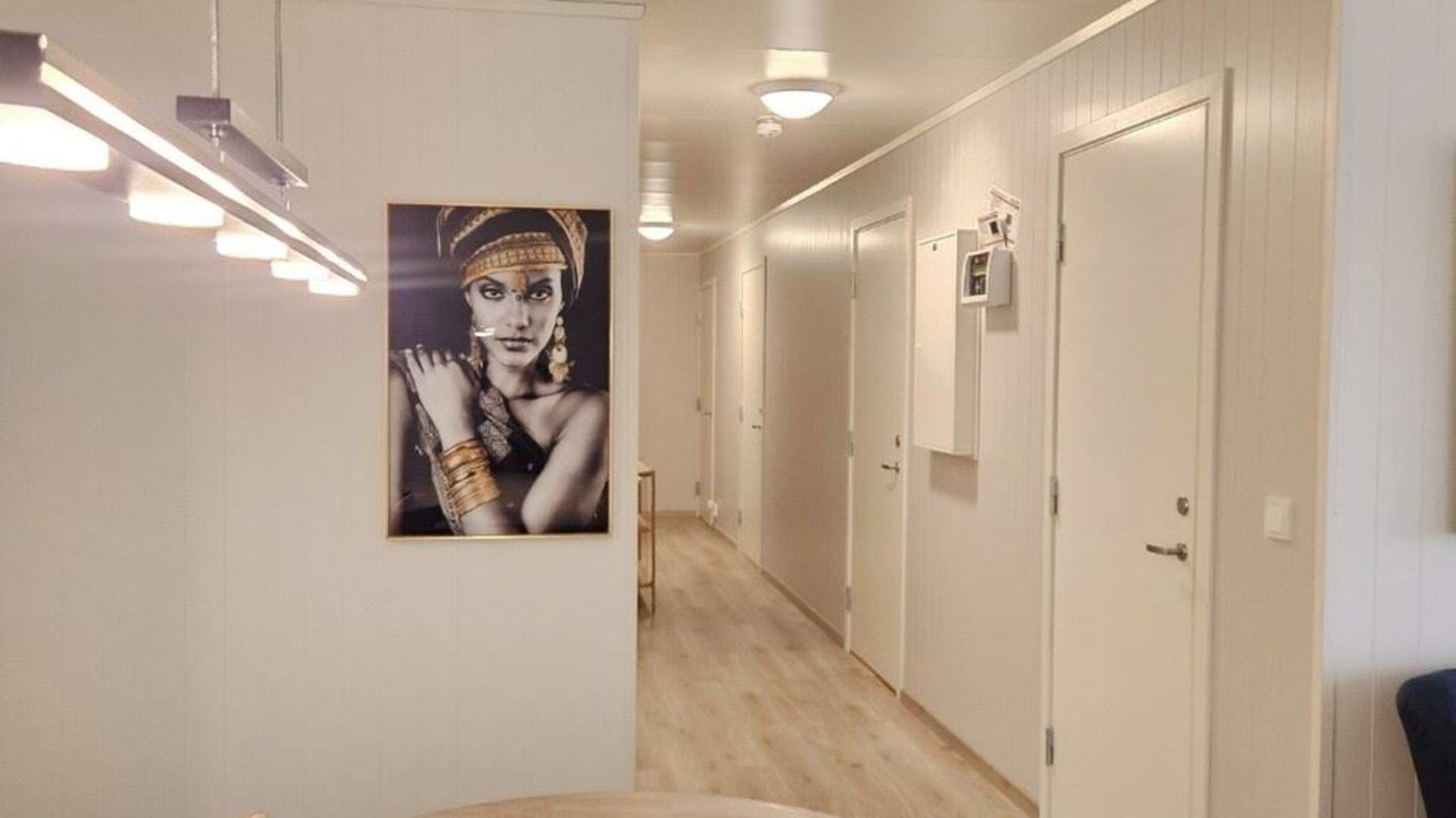 Myken Apartments leilighet nr 4 soveromsgang