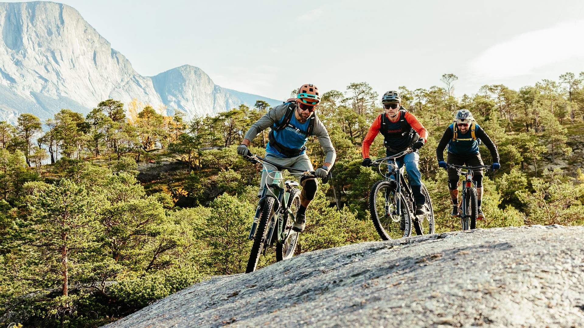 Spectacular Granite Slab Biking at Reinnesfjellet in Skjomen