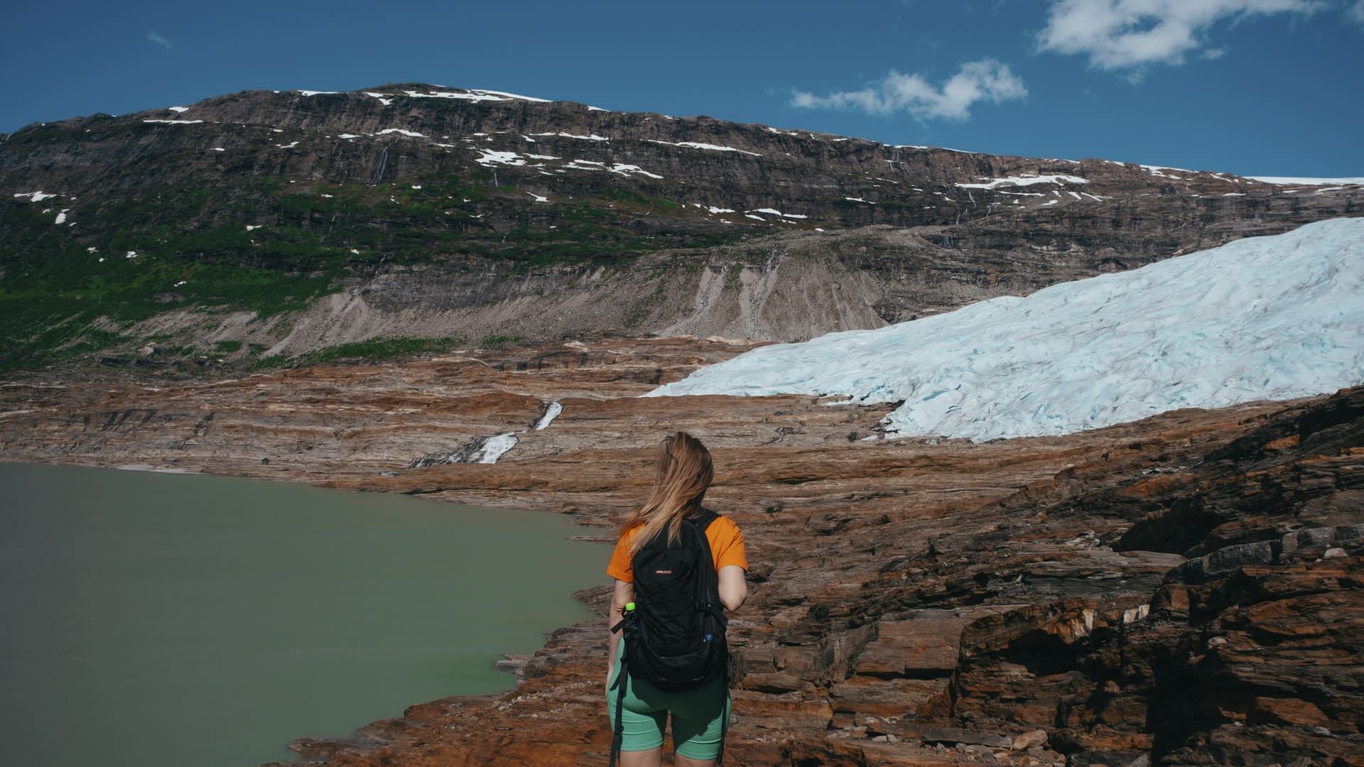 Austerdalsisen i Rana - Svartisen ved Saltfjellet