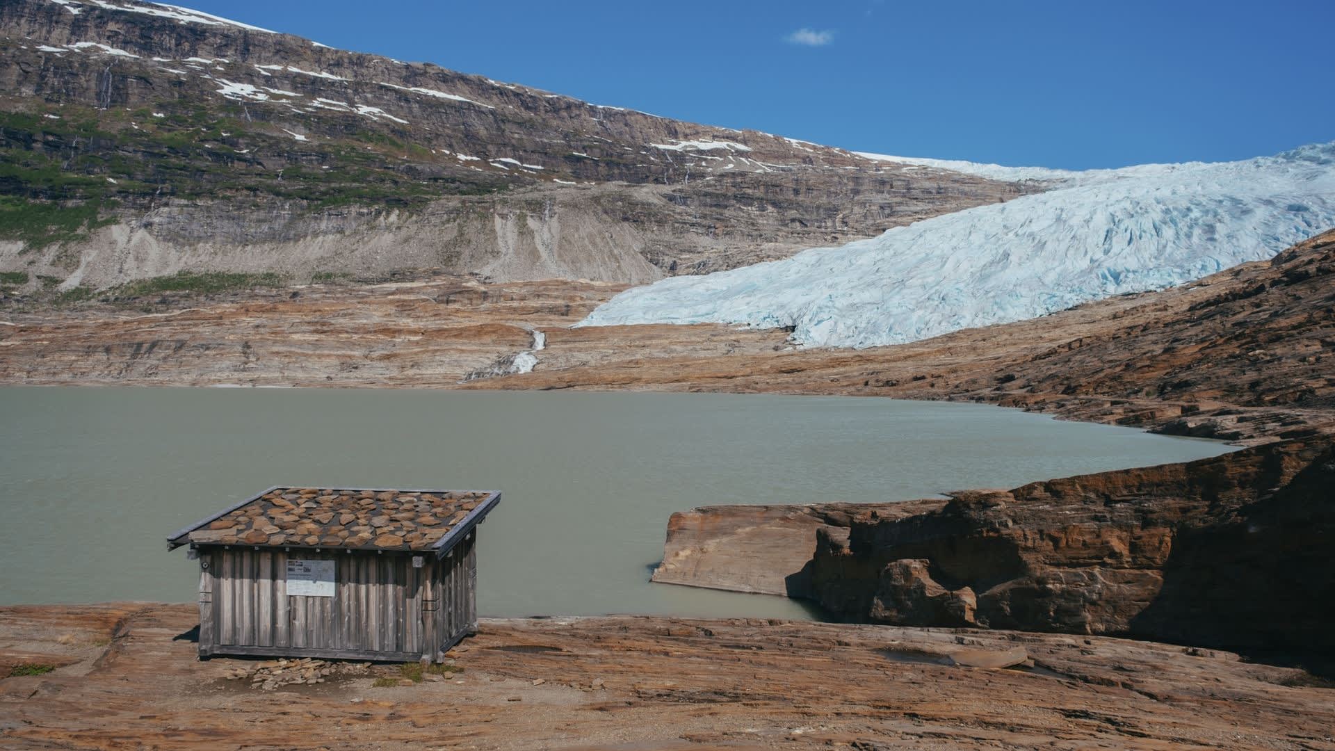 Austerdalsisen i Rana - Svartisen ved Saltfjellet