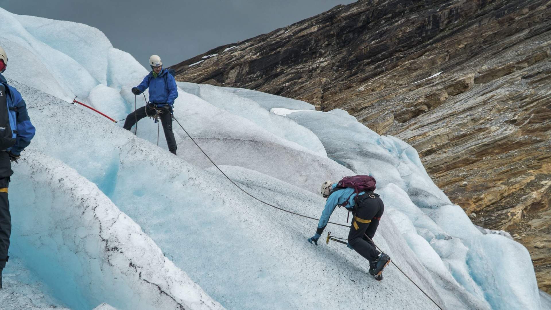 Austerdalsisen i Rana - Svartisen ved Saltfjellet