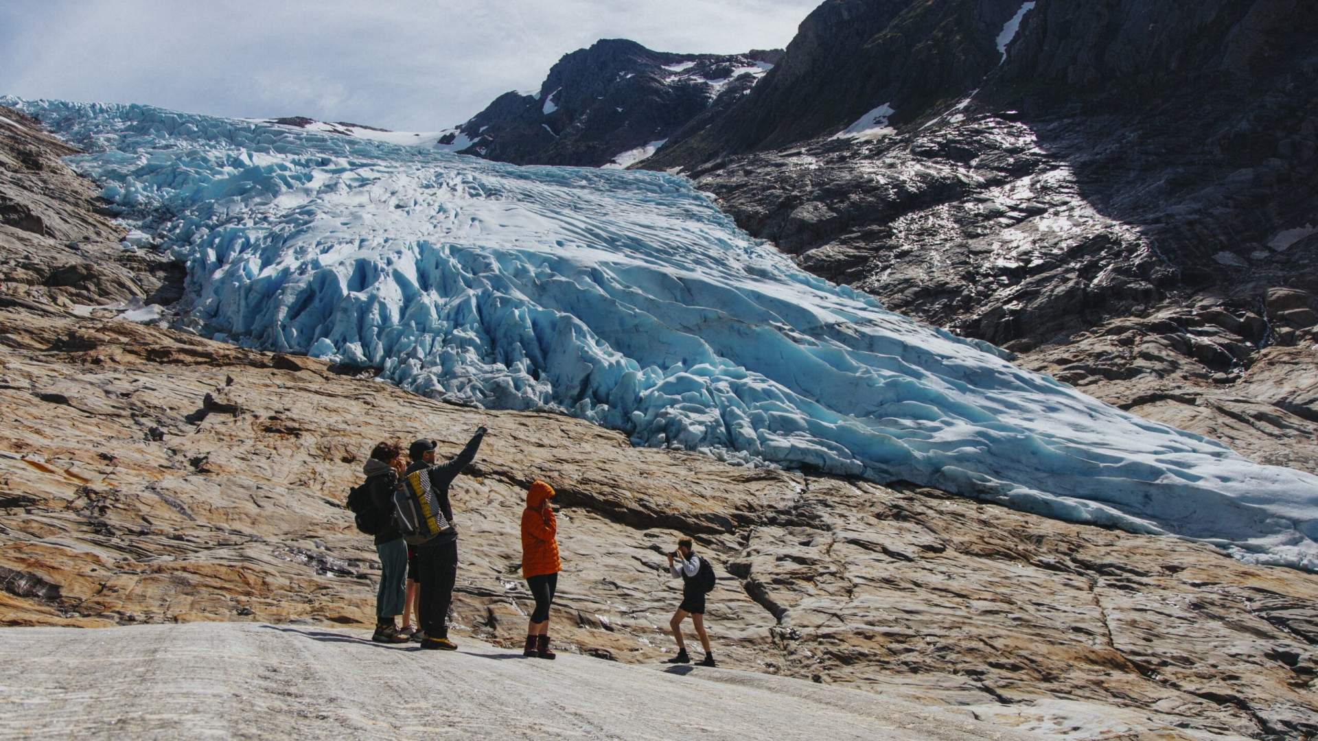 Engabreen glacier in Meløy – Svartisen on the Helgeland Coast