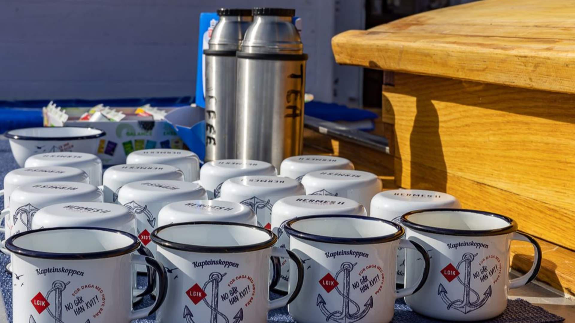 En koselig time på sundet