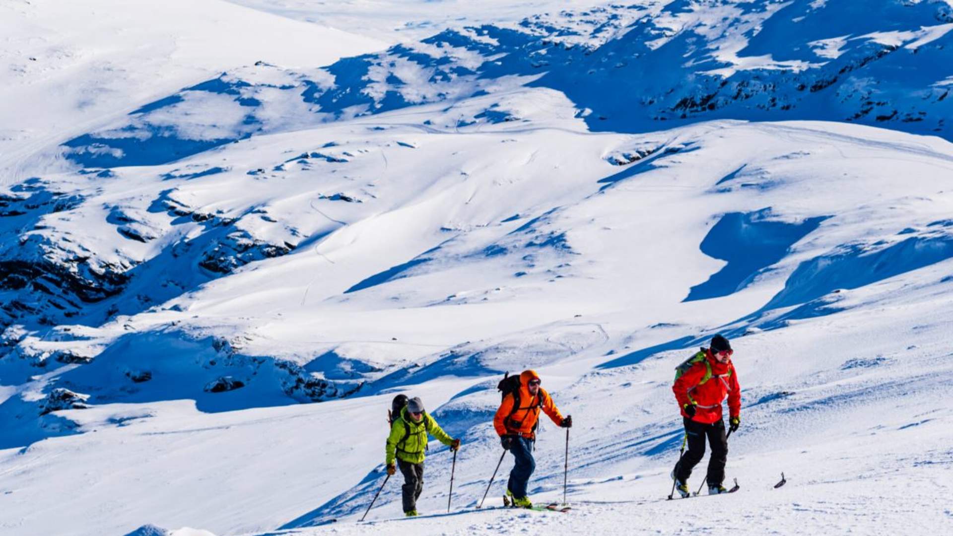Hytte-til-hytte skiturer langs Malmbanen