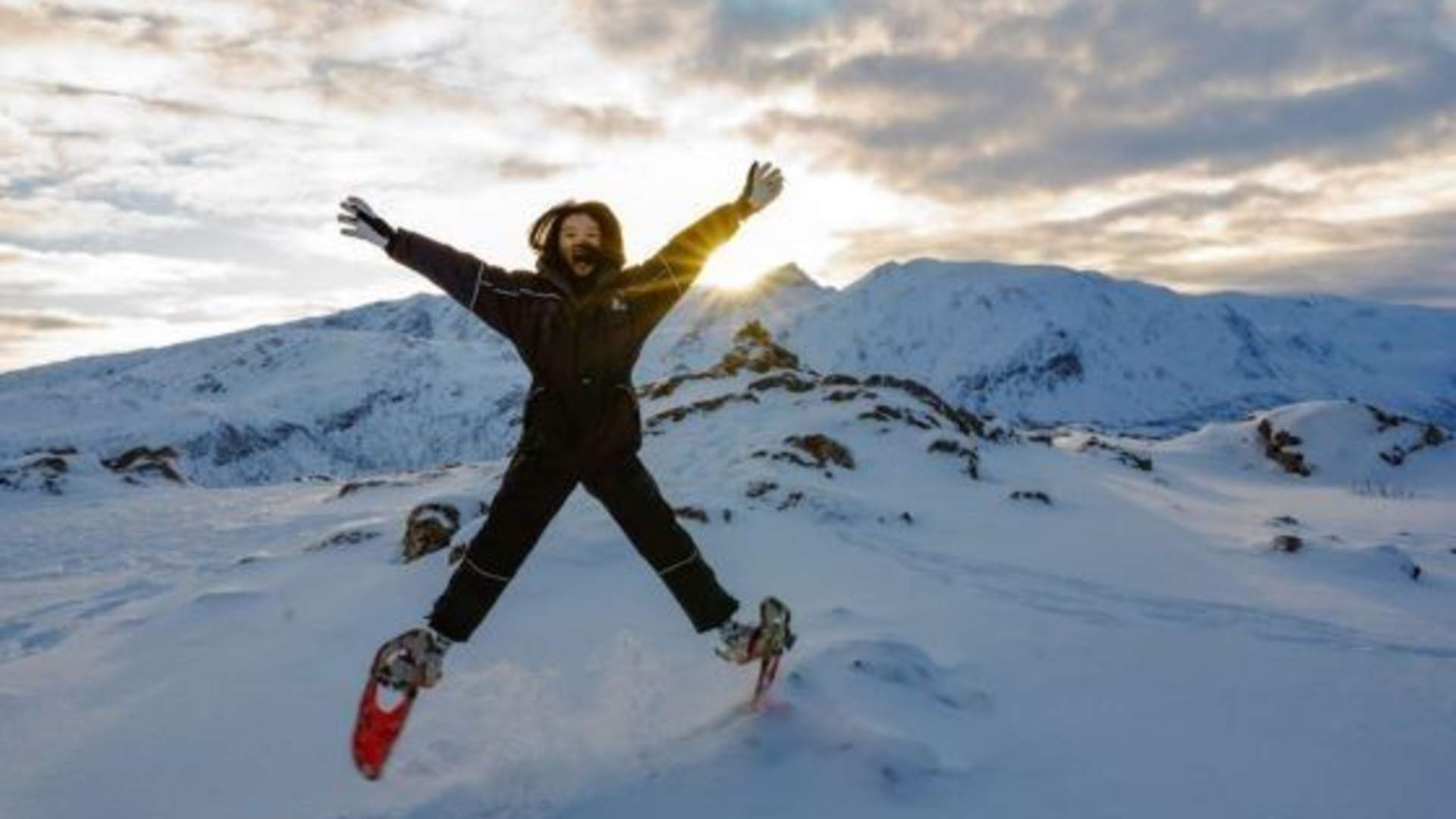 Winter Snowshoeing in the Wilderness