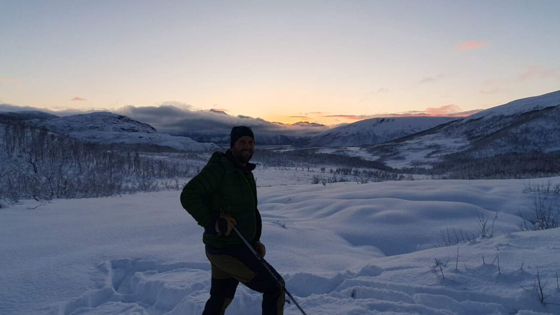 Fjellskitur i polarnatta