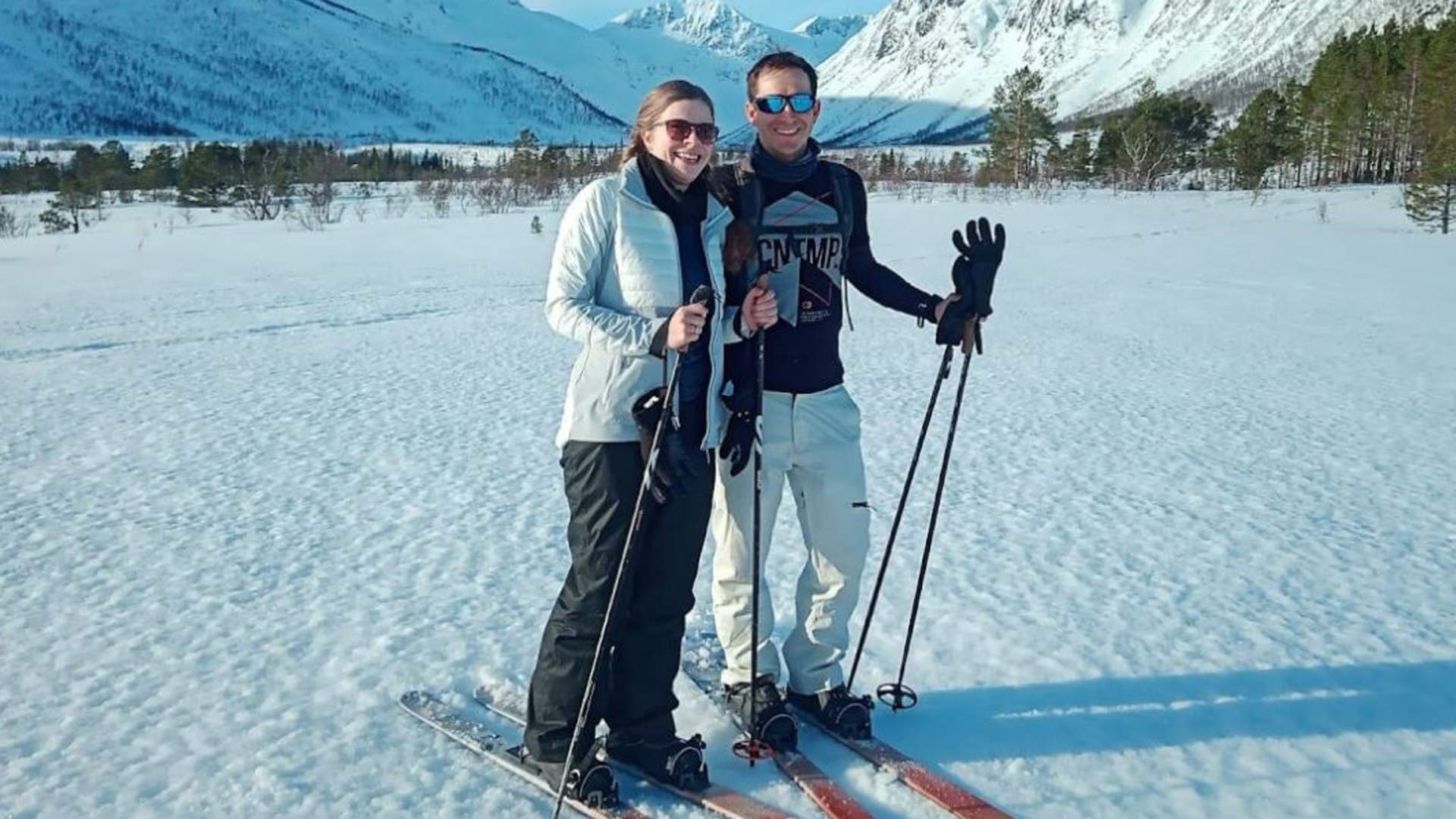 Fjellskitur i polarnatta