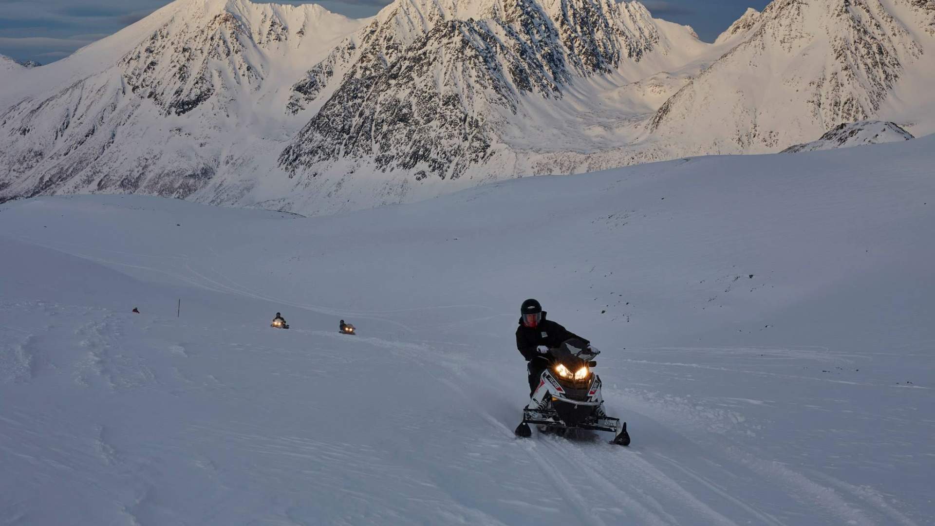 Snowmobile Safari in the Beautiful Lyngen Alps