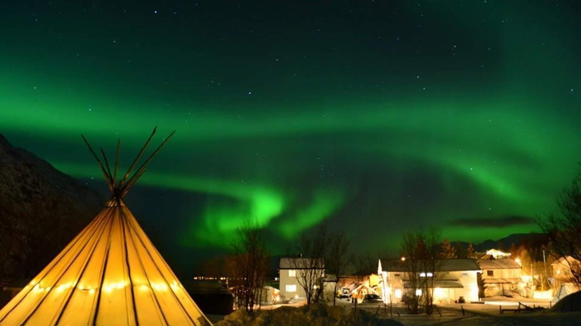 Aurora dinner and lavvo evening in Koppangen