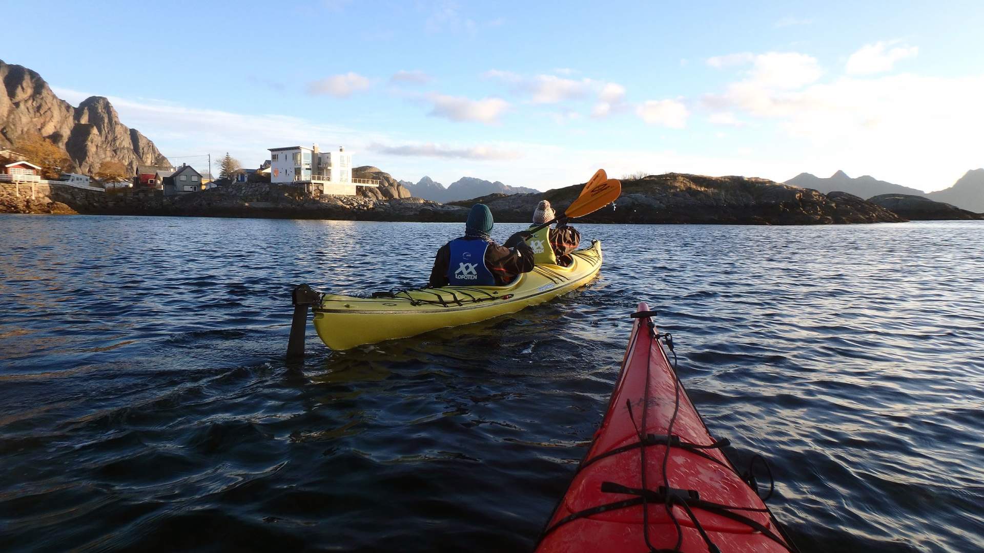 Winter kayaking - XXLofoten