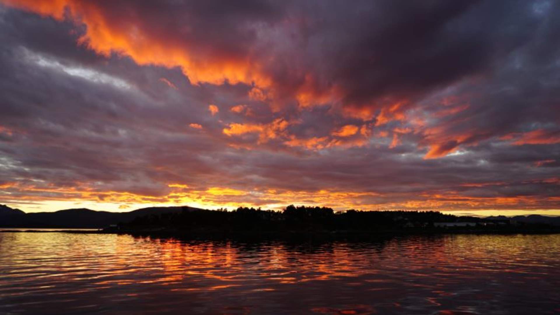 A Beautiful Arctic Midnight sun sailing with the newest Luxury catamaran Arctic Princess