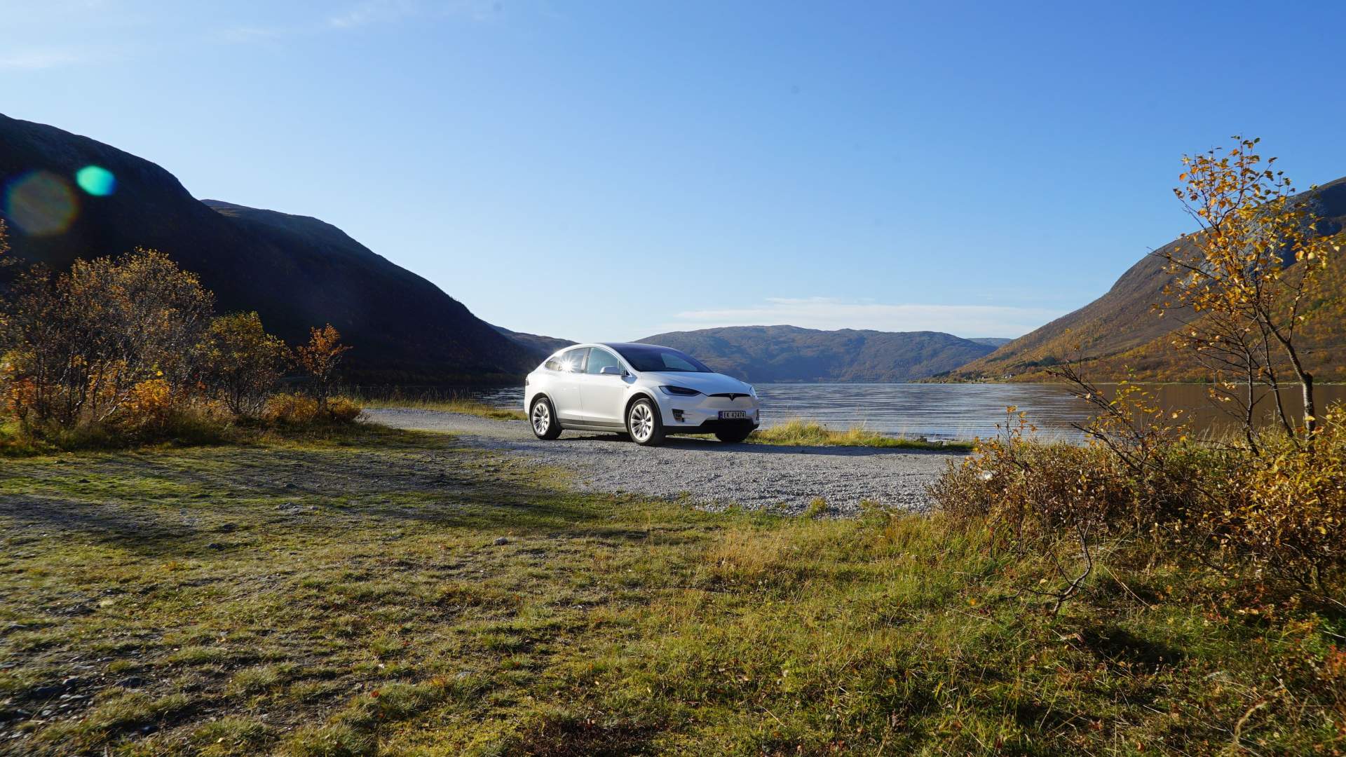 Arctic Fjord Sightseeing from Tromsø with our eco-friendly Tesla Model X