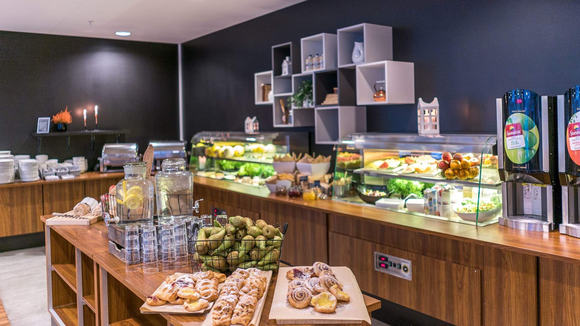 Breakfast buffet at Smart Hotel