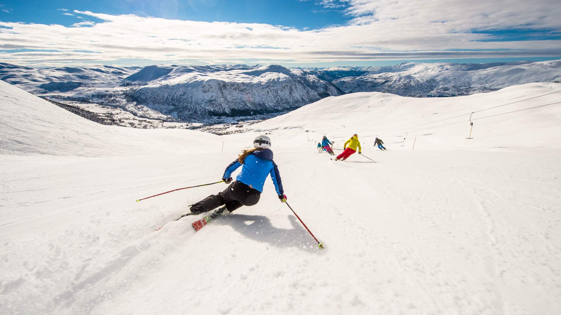 Myrkdalen Mountain Resort action