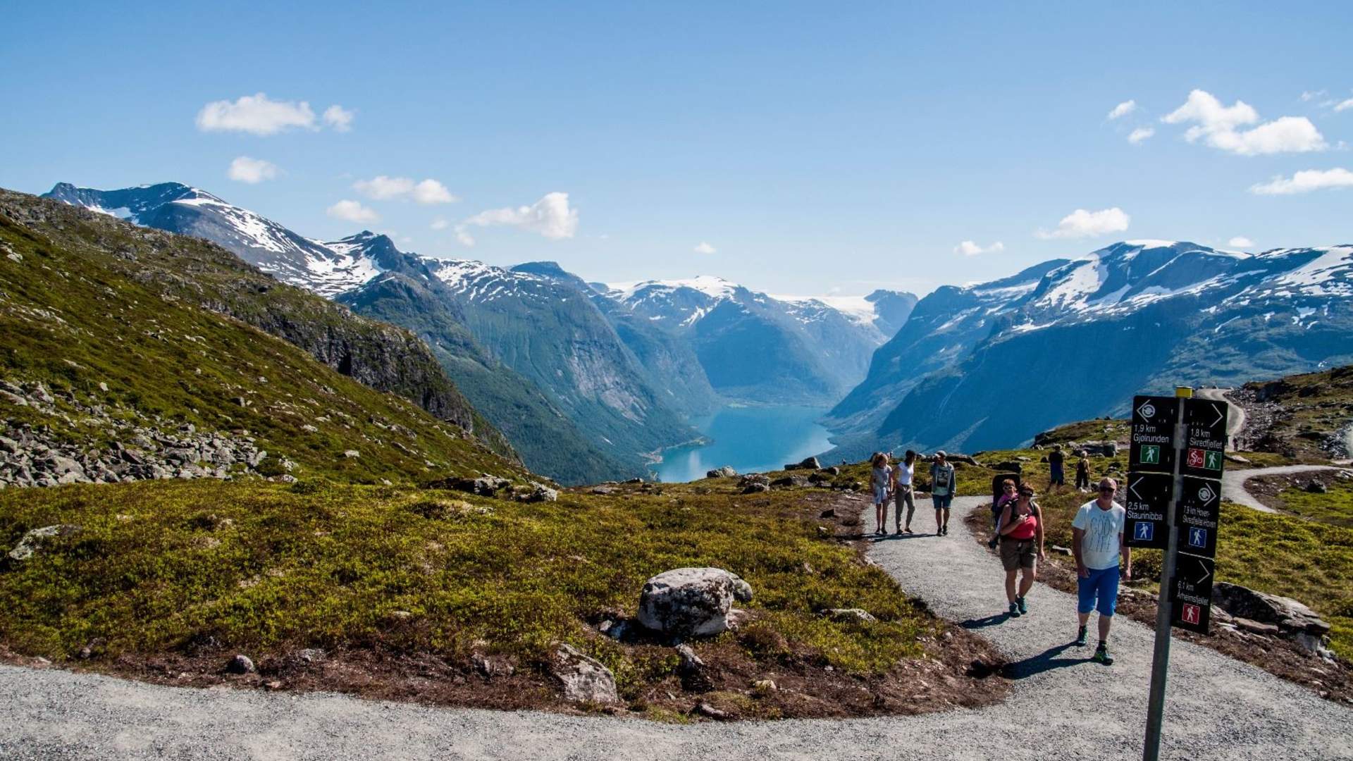 Vandrestiar på Hoven (1011 m.) | Loen Skylift