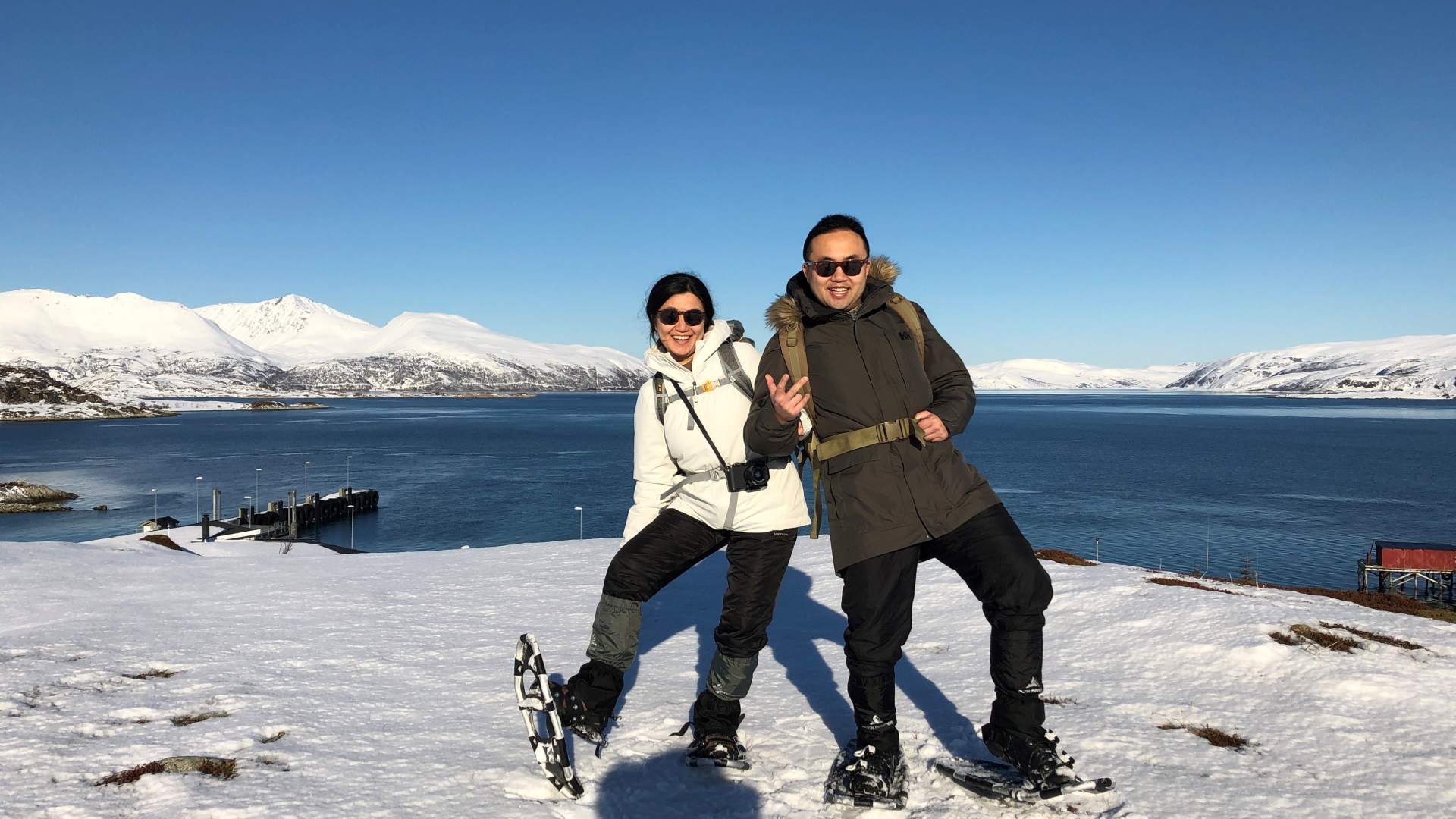 Private three days Arctic Camp with kayaking, skiing and snowshoeing - all inclusive