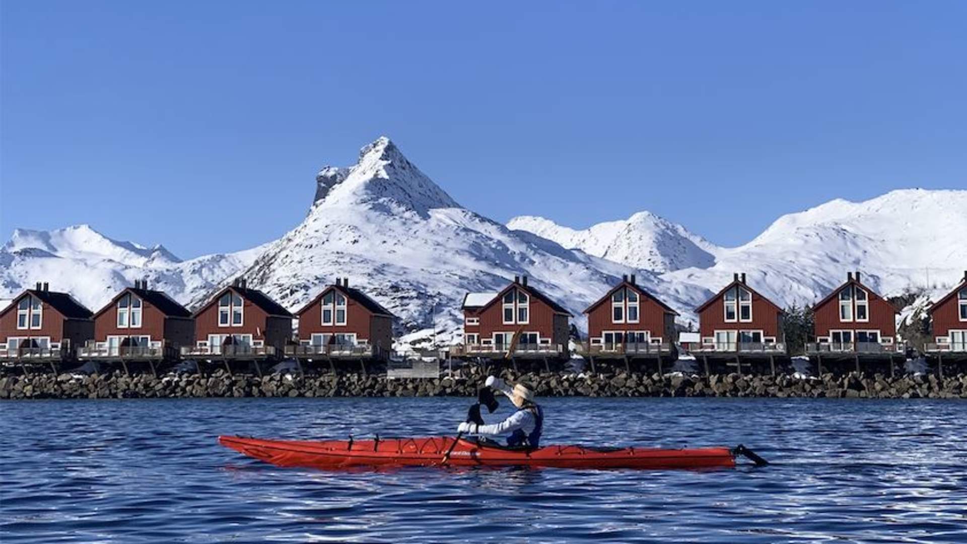 Winter kayaking - XXLofoten
