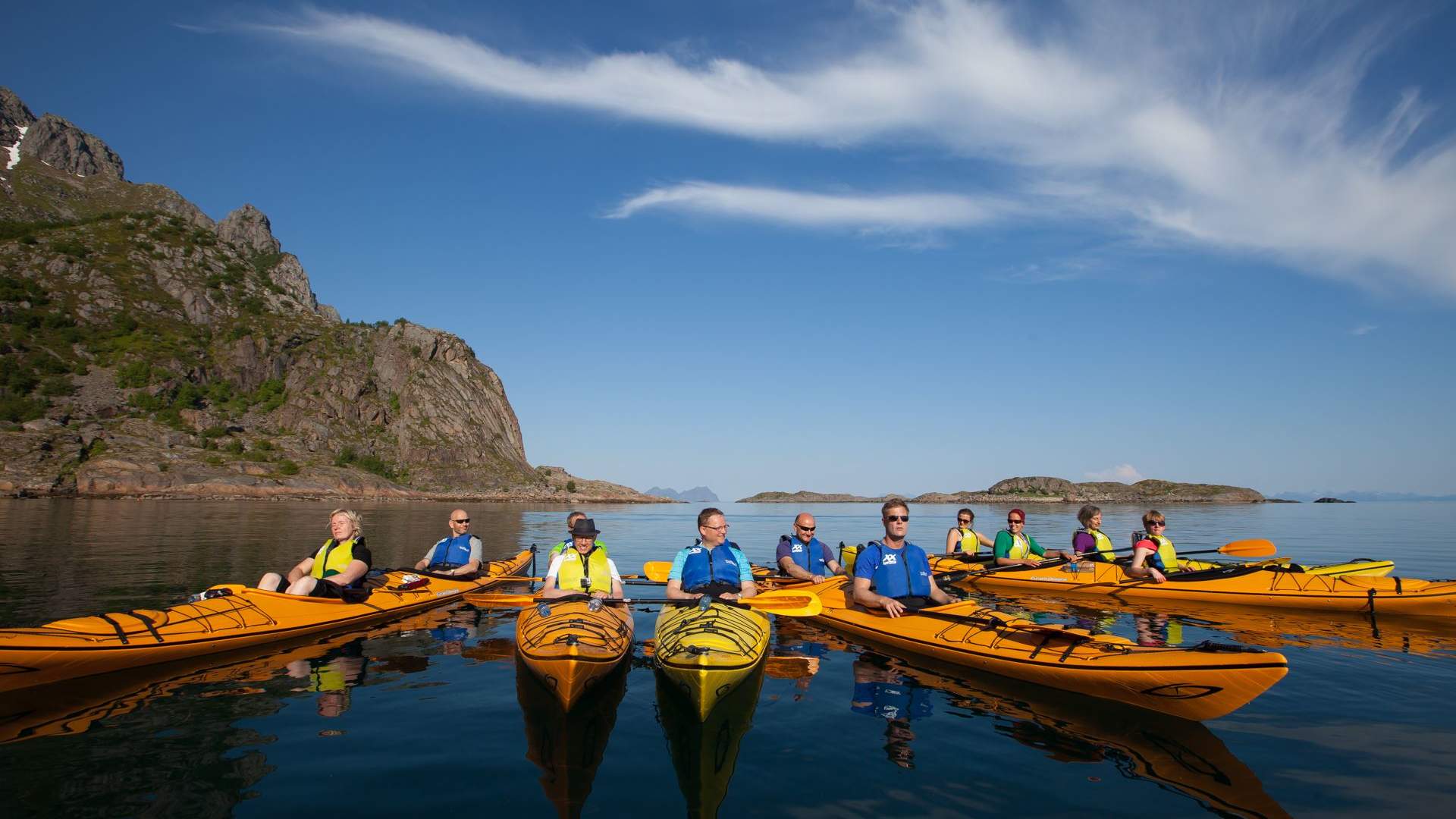 Natursafari i kajakk med XXLofoten